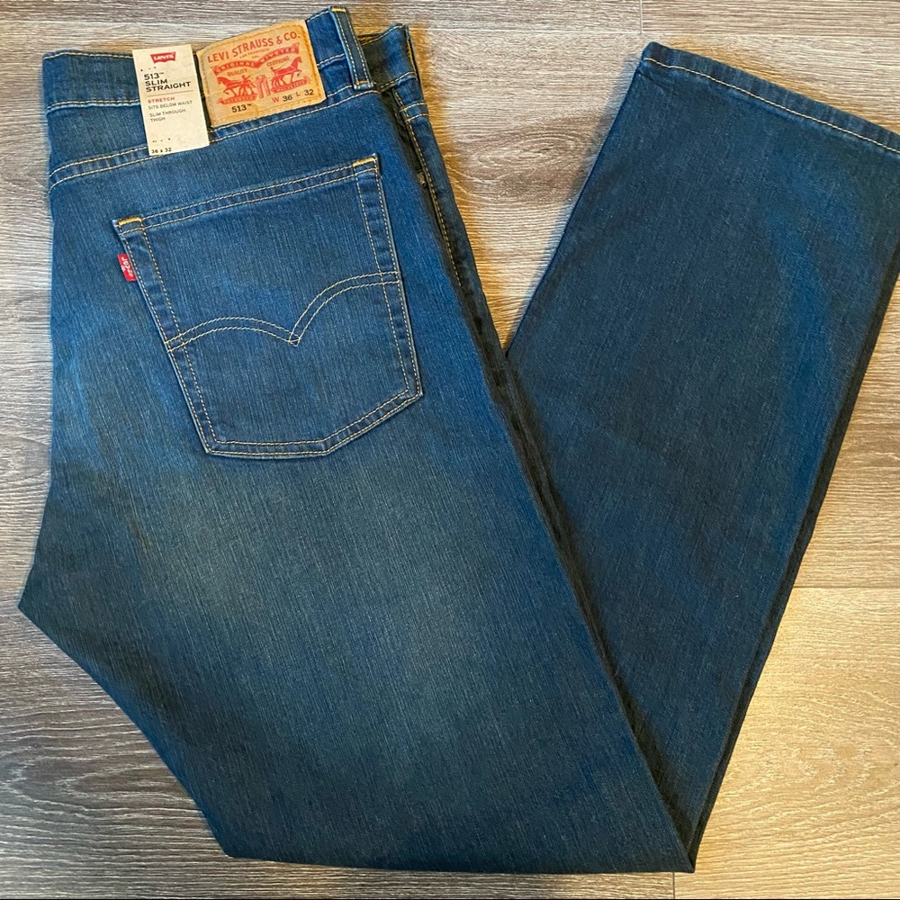 Levi's 513 Mens Jeans, 36 x 32